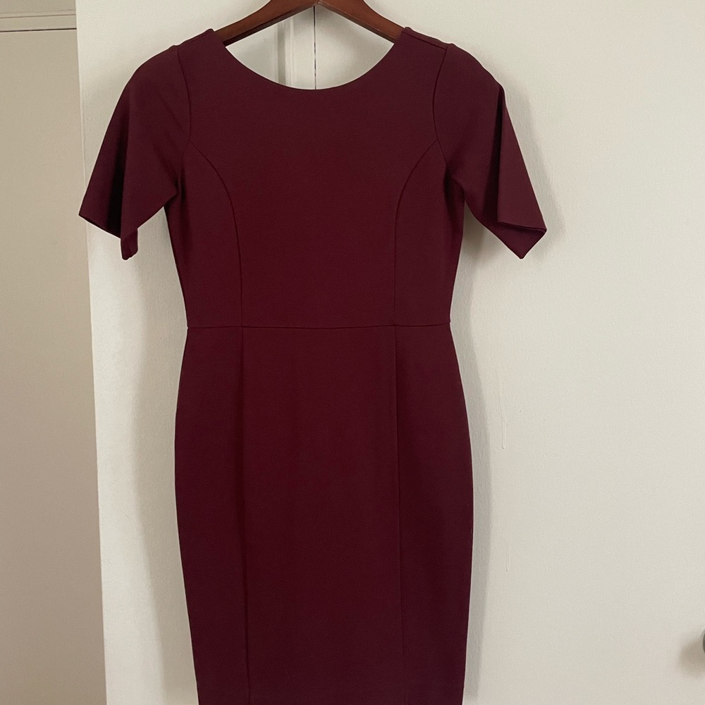 Ann Taylor Red Sheath Dress